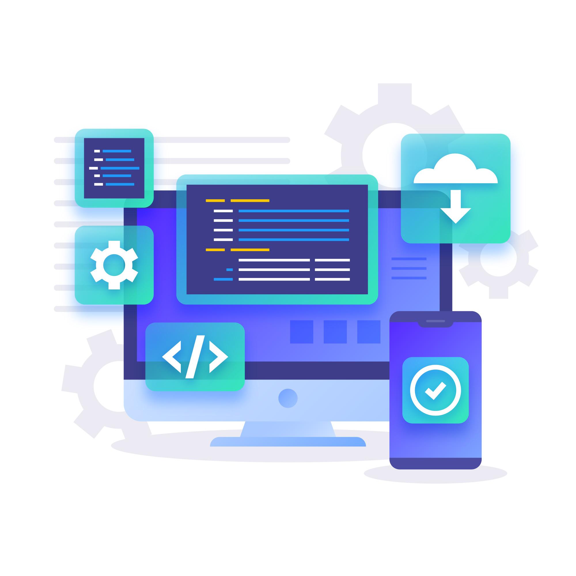 Web Development Illustration